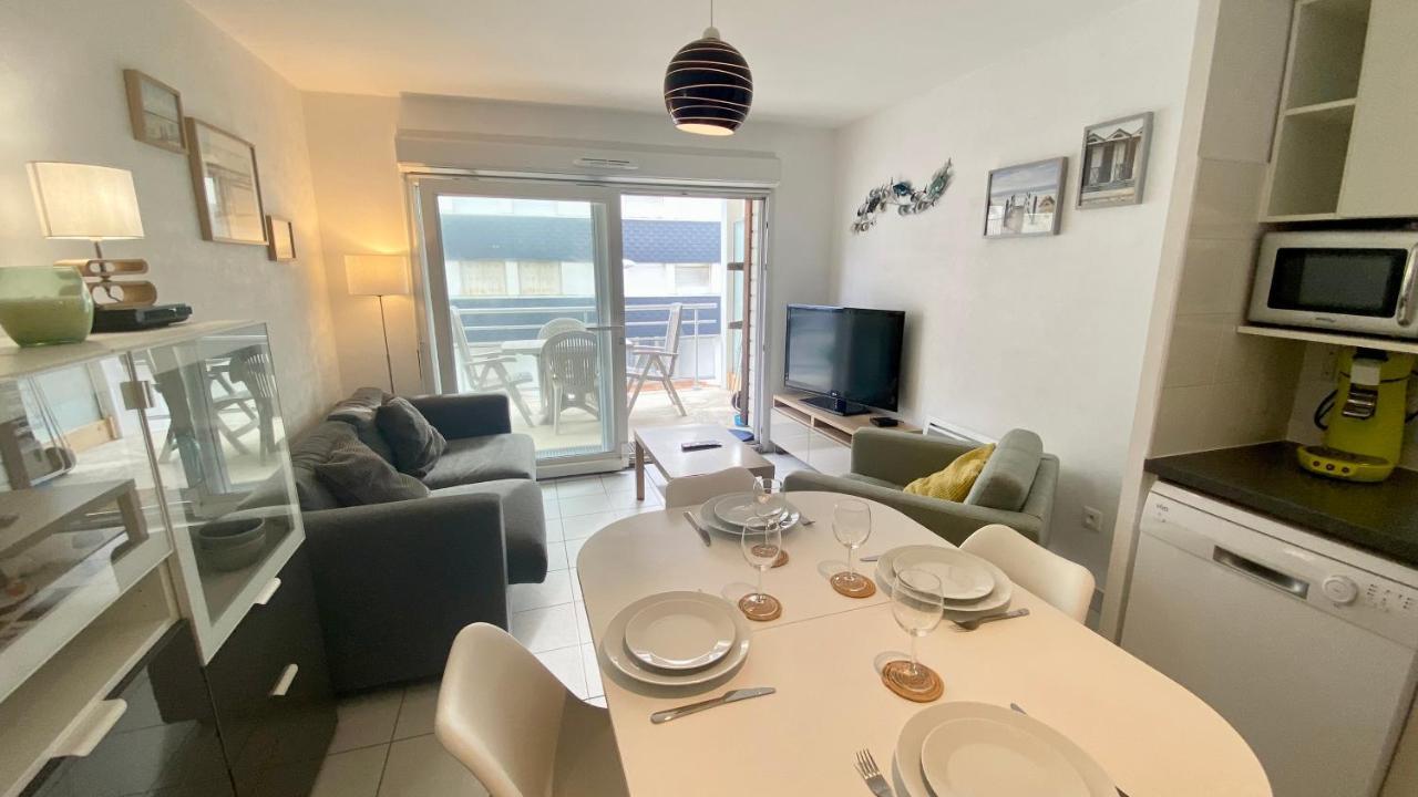 Superbe apt cosy, 50m de la plage, 4 pers, vue côté mer Fort-Mahon-Plage Exterior foto